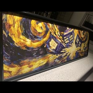 Starry night Dr. Who poster
